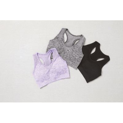 Seamless sports bra